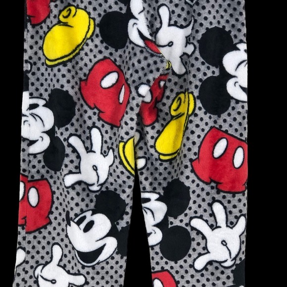 Disney’s Mickey Mouse Soft Fleece Lounge Pants, Sleep Bottoms, Pajama Pants SZ M - Picture 4 of 9